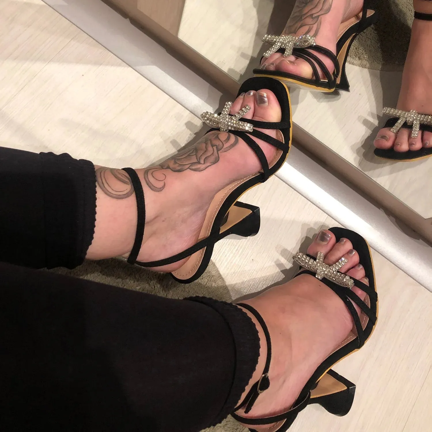 مجموعة اروين arwen &ajh group New Arrivals High Quality High Heel Shoe JIN Waterproof Print Summer Light shoes women high heel shoes