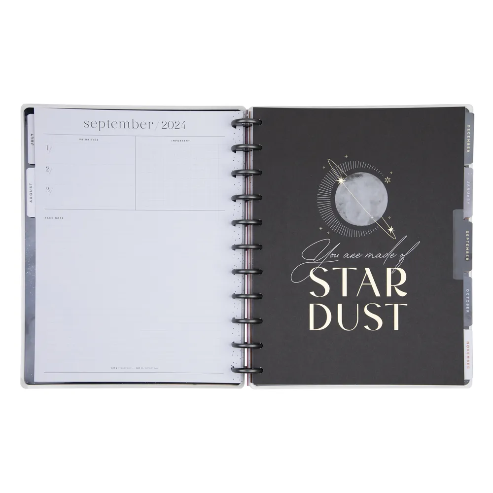 2024 Sophisticated Stargazer Happy Planner - Big Horizontal Layout- 18 Months