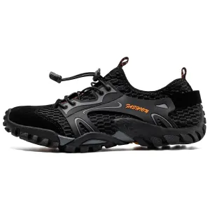 4 Colour Men's Shoes Mesh Rubber Outdoor Wading Water Tracing Creek Shoes for Climbing Swimming