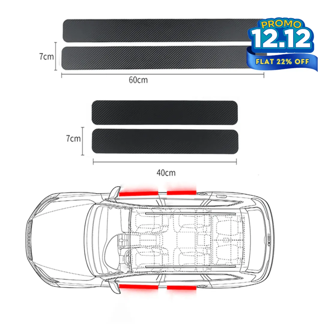 4 PCS Car Door Sill Protector