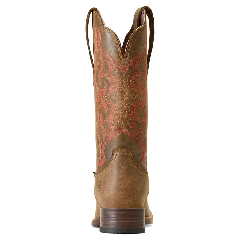 'Ariat' Women's 12" Primera StretchFit WP Western Square Toe - Pebble