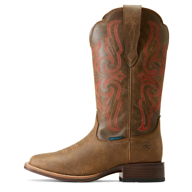 'Ariat' Women's 12" Primera StretchFit WP Western Square Toe - Pebble