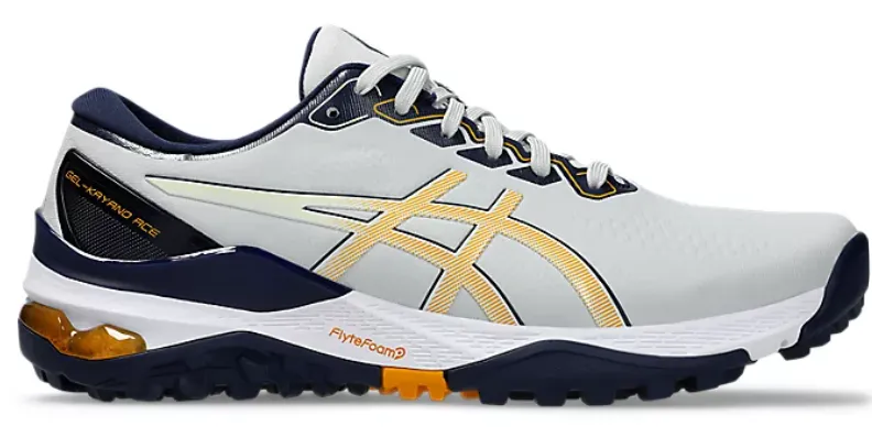 Asics Gel Kayano Ace  2 Wide Mens Golf Shoes Glacier Grey/Amber