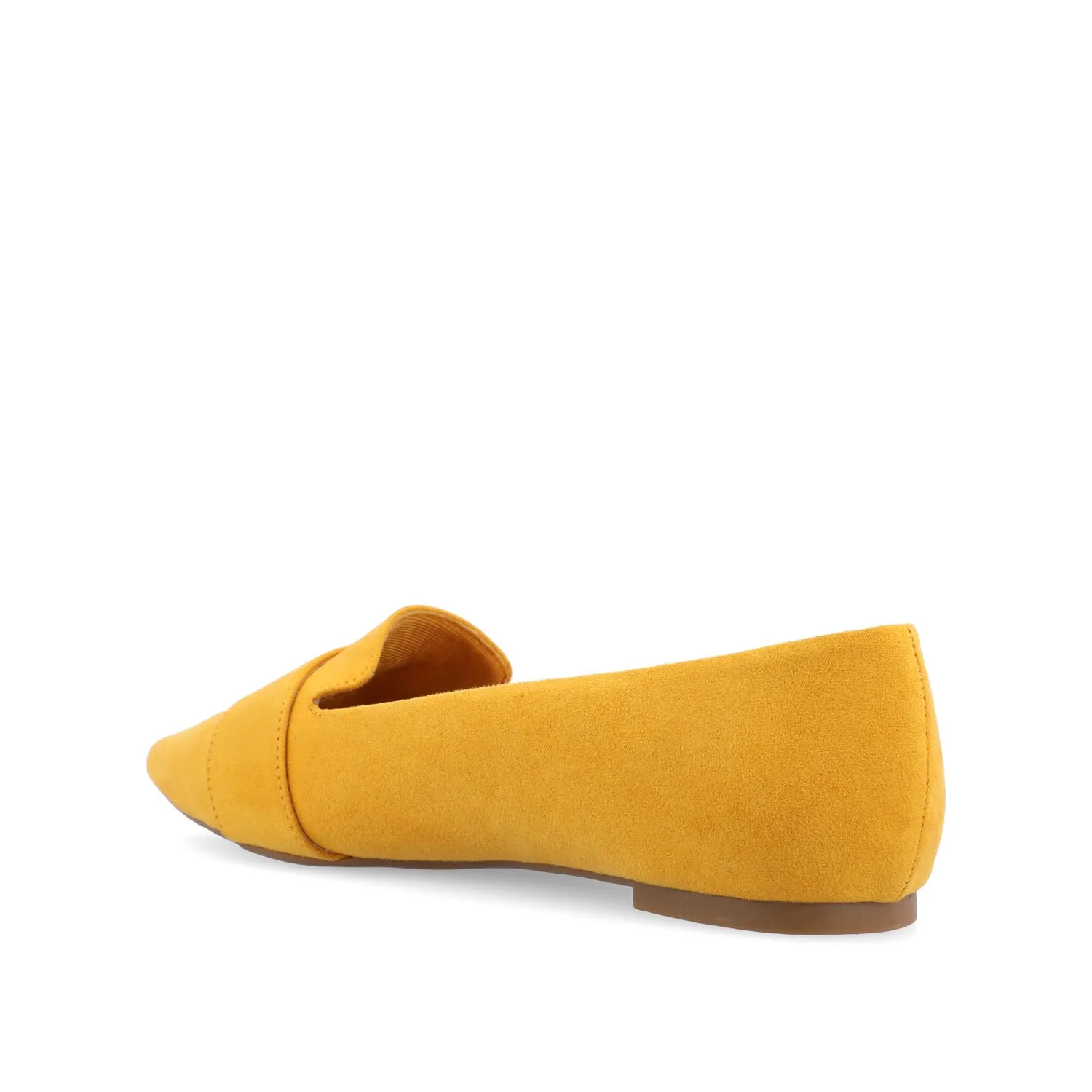 AUDREY LOAFER FLATS IN FAUX SUEDE