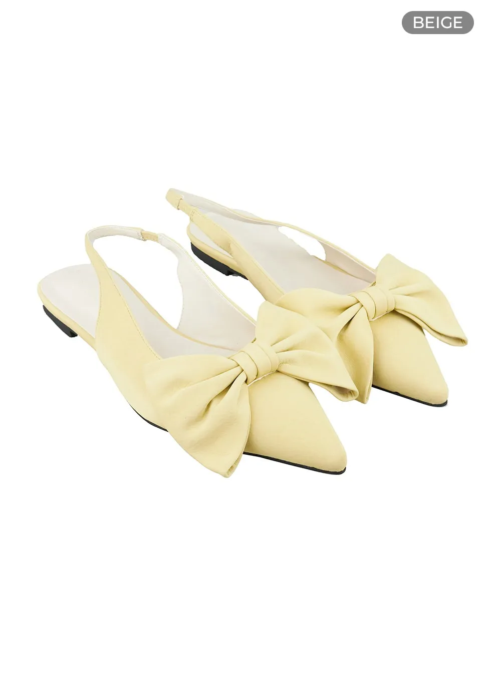 Ballet Bowknot Pointed Toe Flats OY427