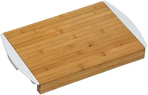 Bamboo Cutting Board with 2 trays