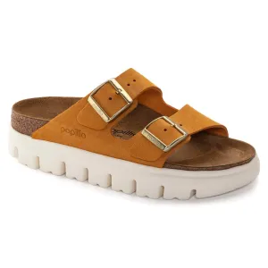 'Birkenstock' Women's Arizona Chunky Suede Leather Sandal - Apricot