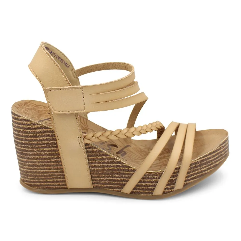 'Blowfish Malibu' Heidi Wedge Sandal - Dune