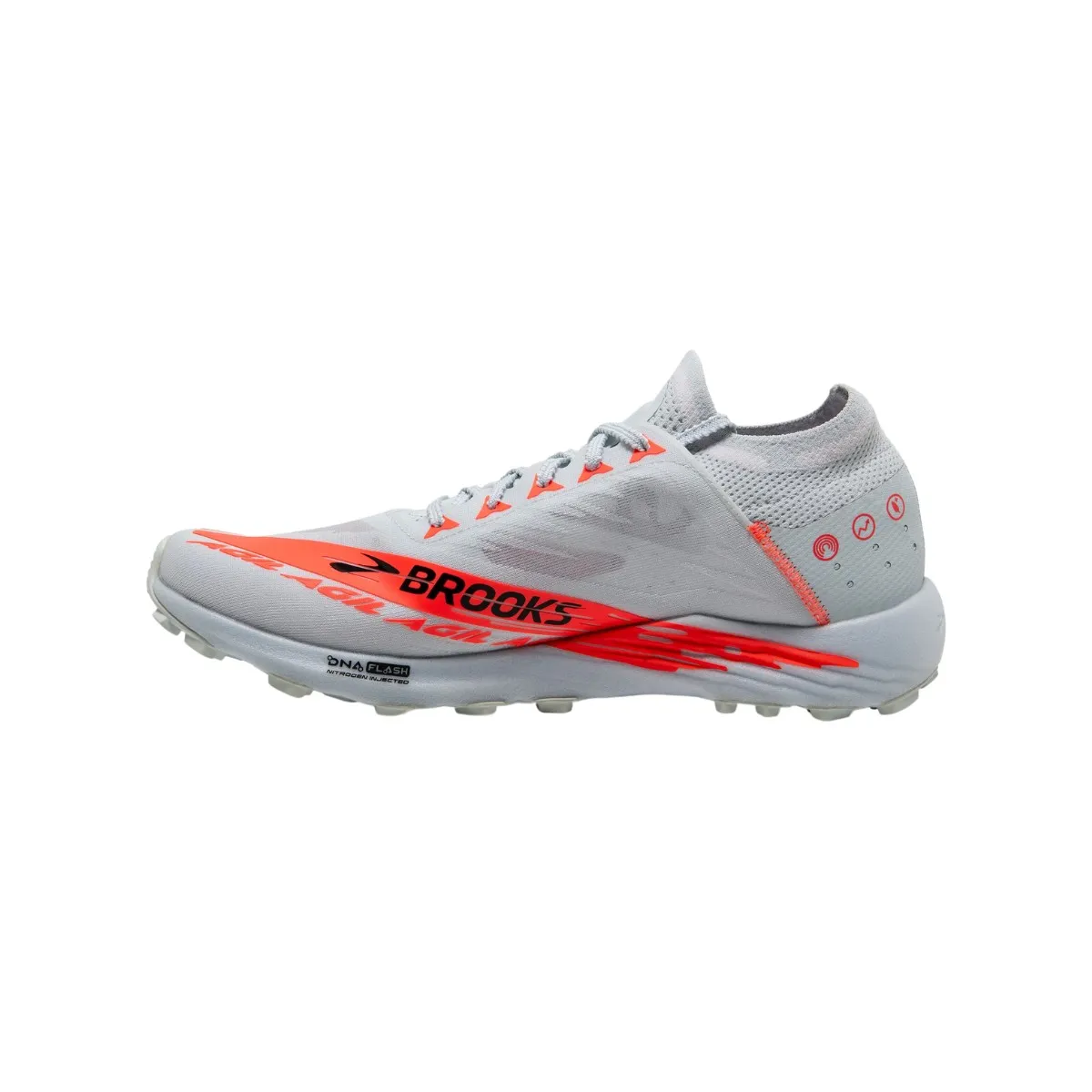 Brooks Catamount Agil Gray Orange SS24 Sneakers