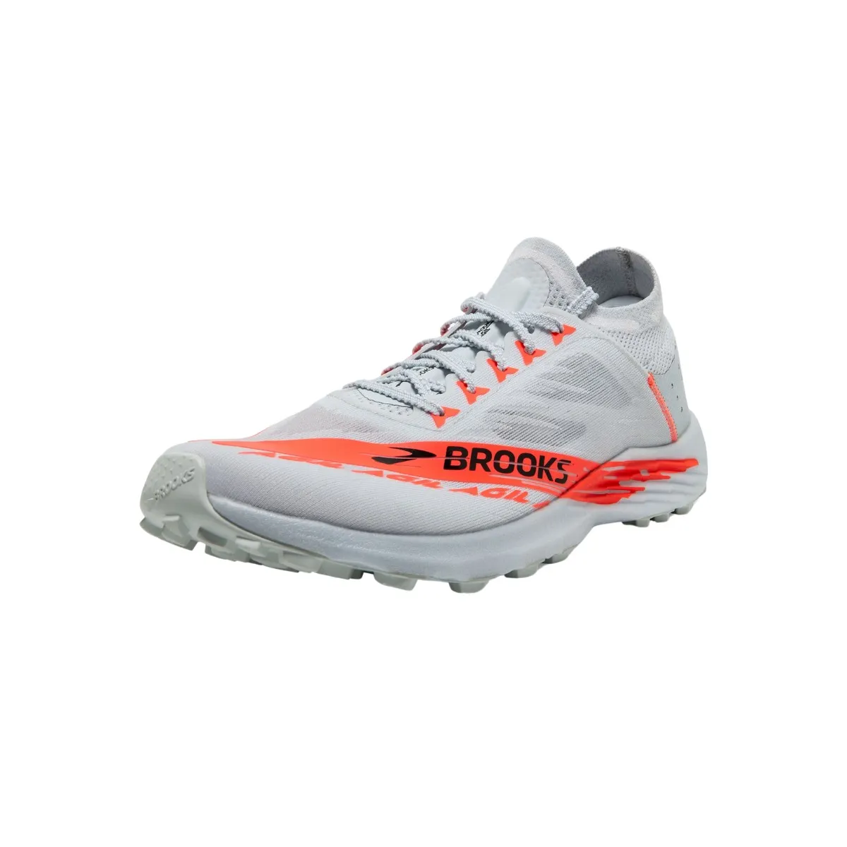 Brooks Catamount Agil Gray Orange SS24 Sneakers