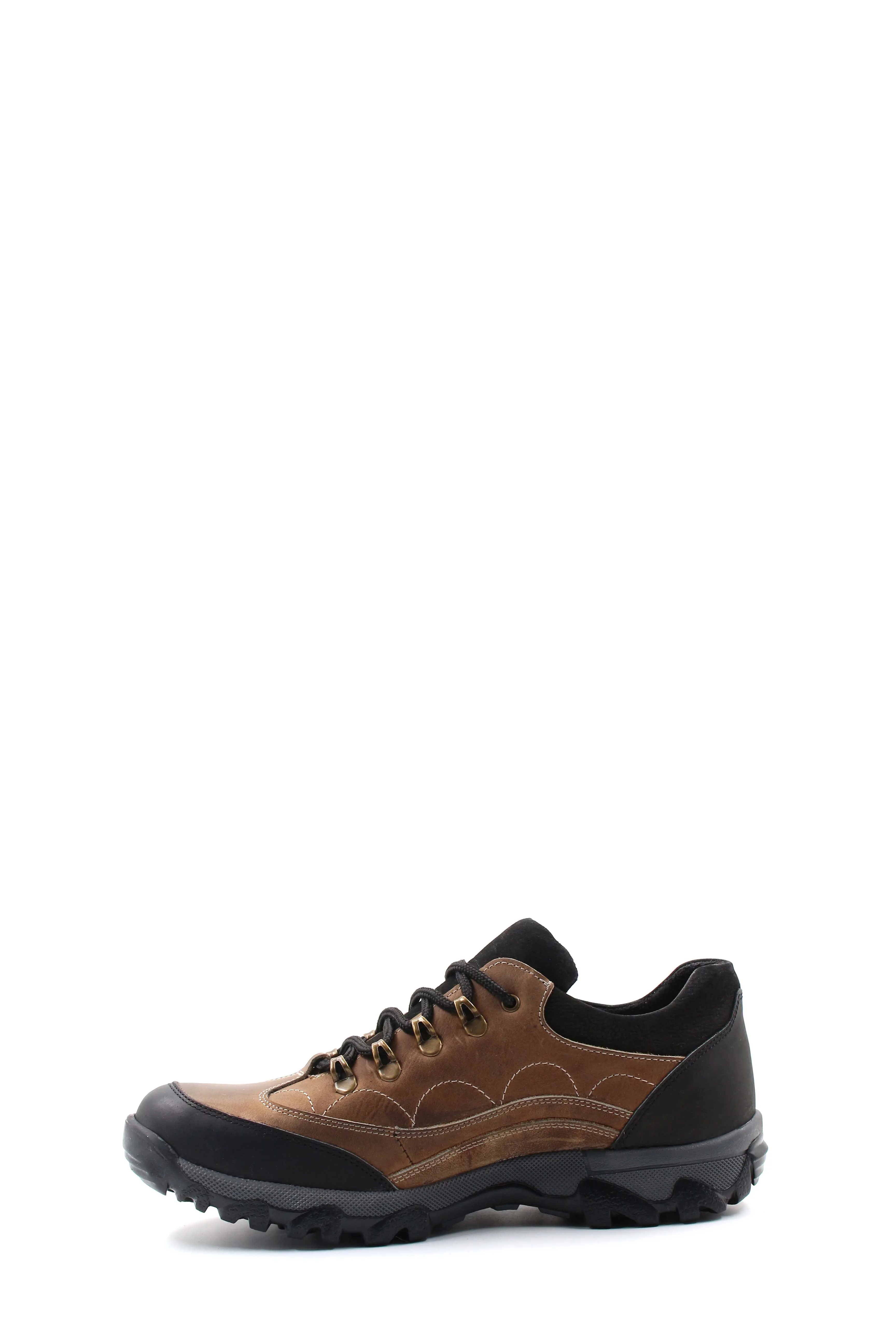 Brown and Black Suede Hiking Shoes Wessi