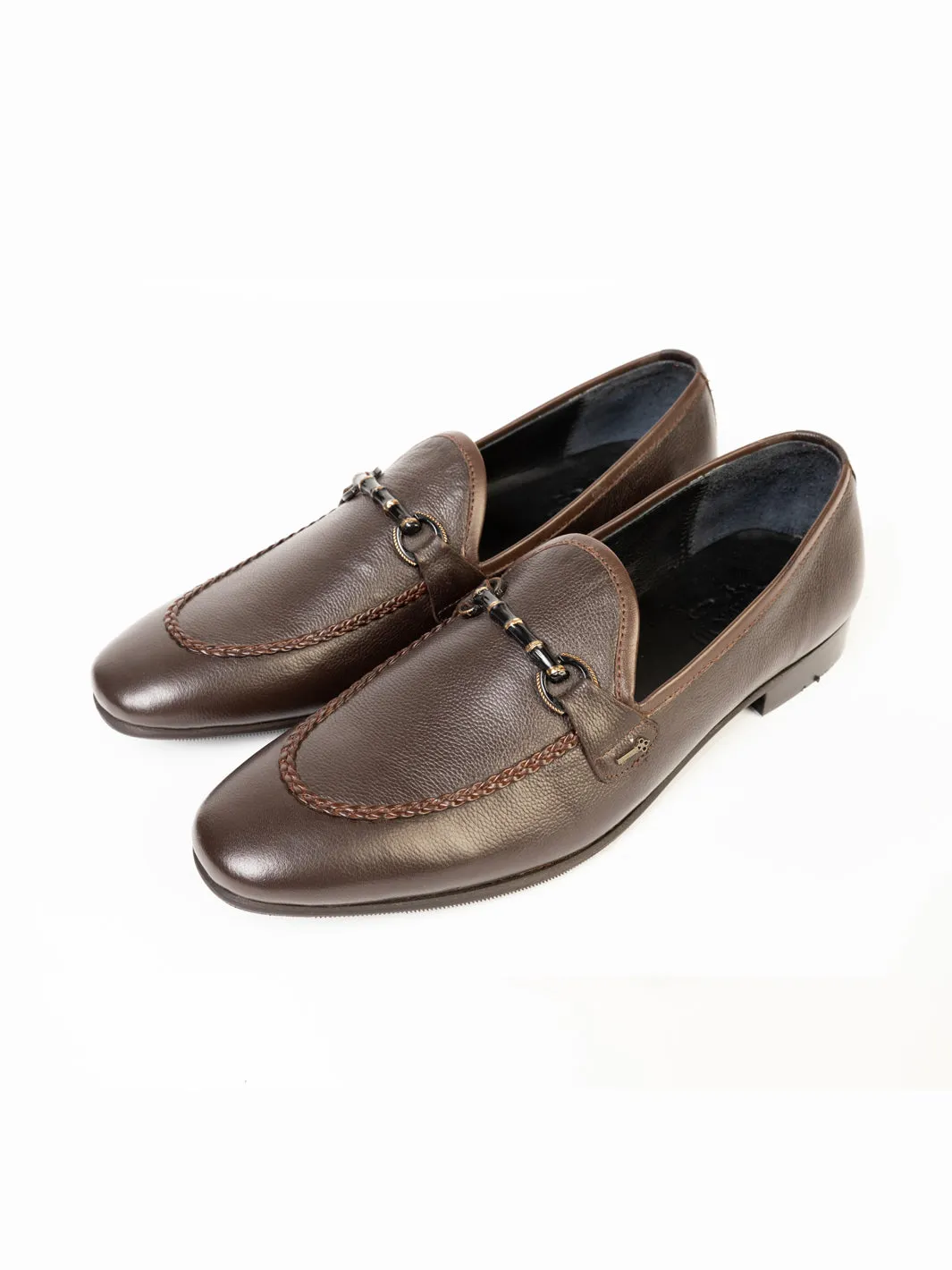 Brown Leather Shoes - AL-MSHO-036