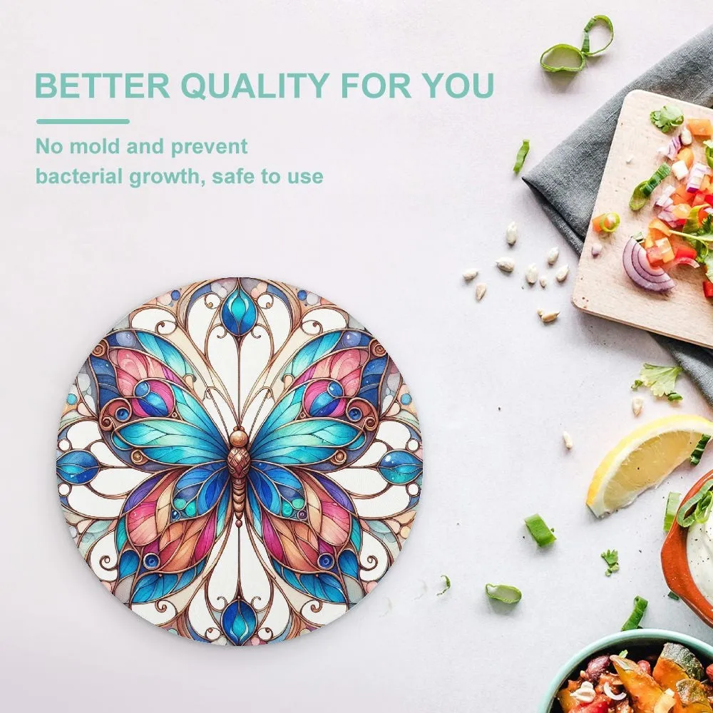 Butterfly Love | Tempered Glass Cutting Board