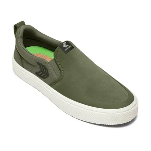 CARIUMA Slip-On Pro Bronze Green Suede Sneaker Mens