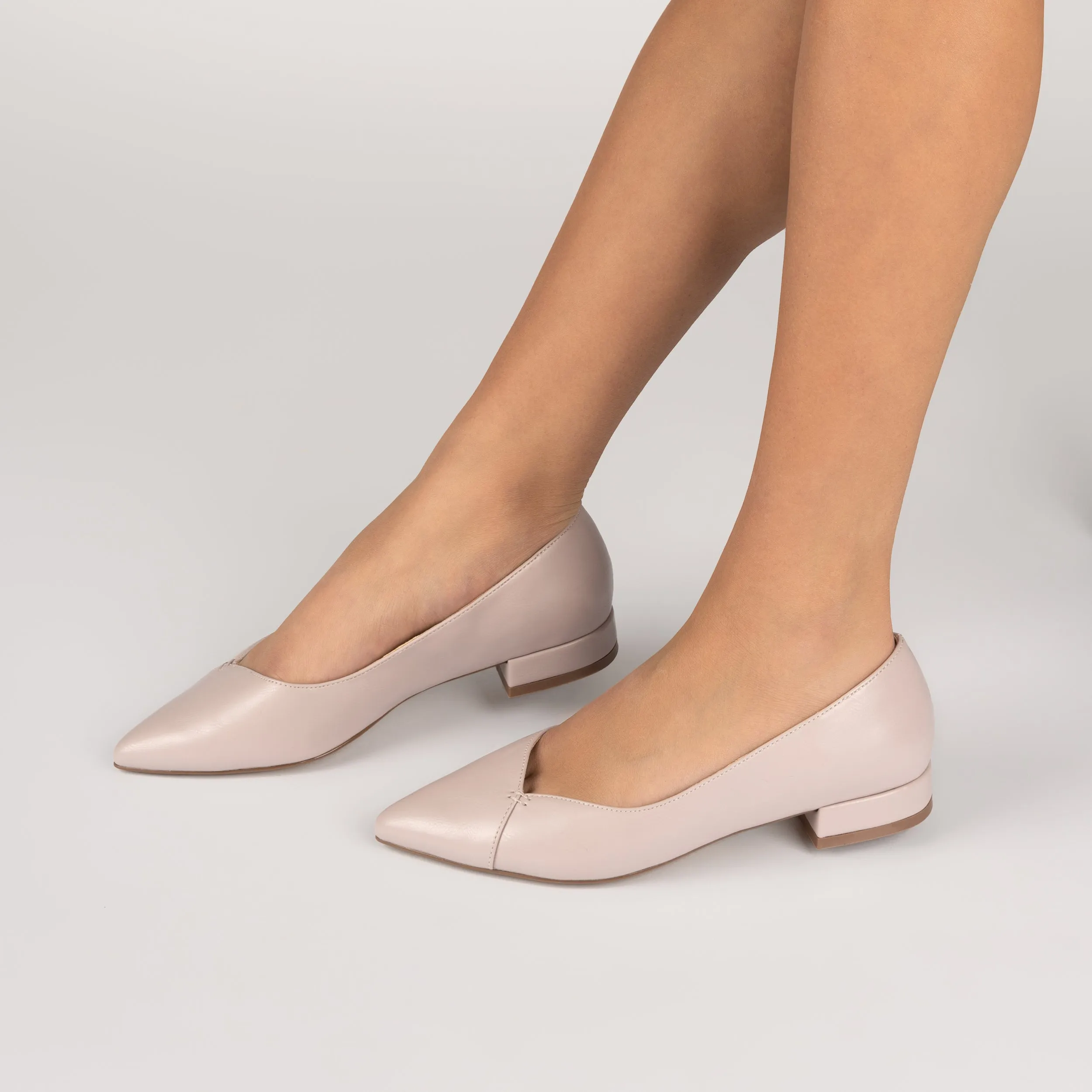 CARMIN SLIP ON DRESS FLATS IN WIDE