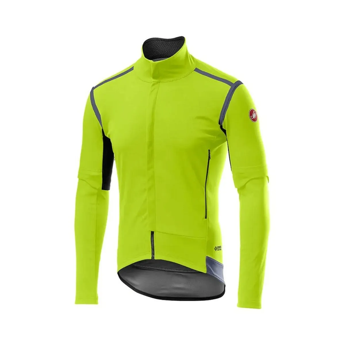 Castelli Perfetto RoS Convertible Jacket Yellow Flou