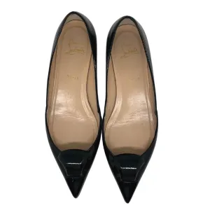 Christian Louboutin Patent Leather Pointed Toe Flats