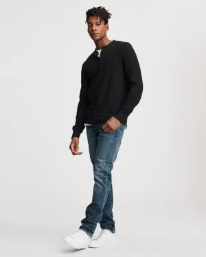 Classic Henley Long Sleeve Top