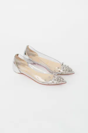 Clear & Silver PVC Ballet Flat