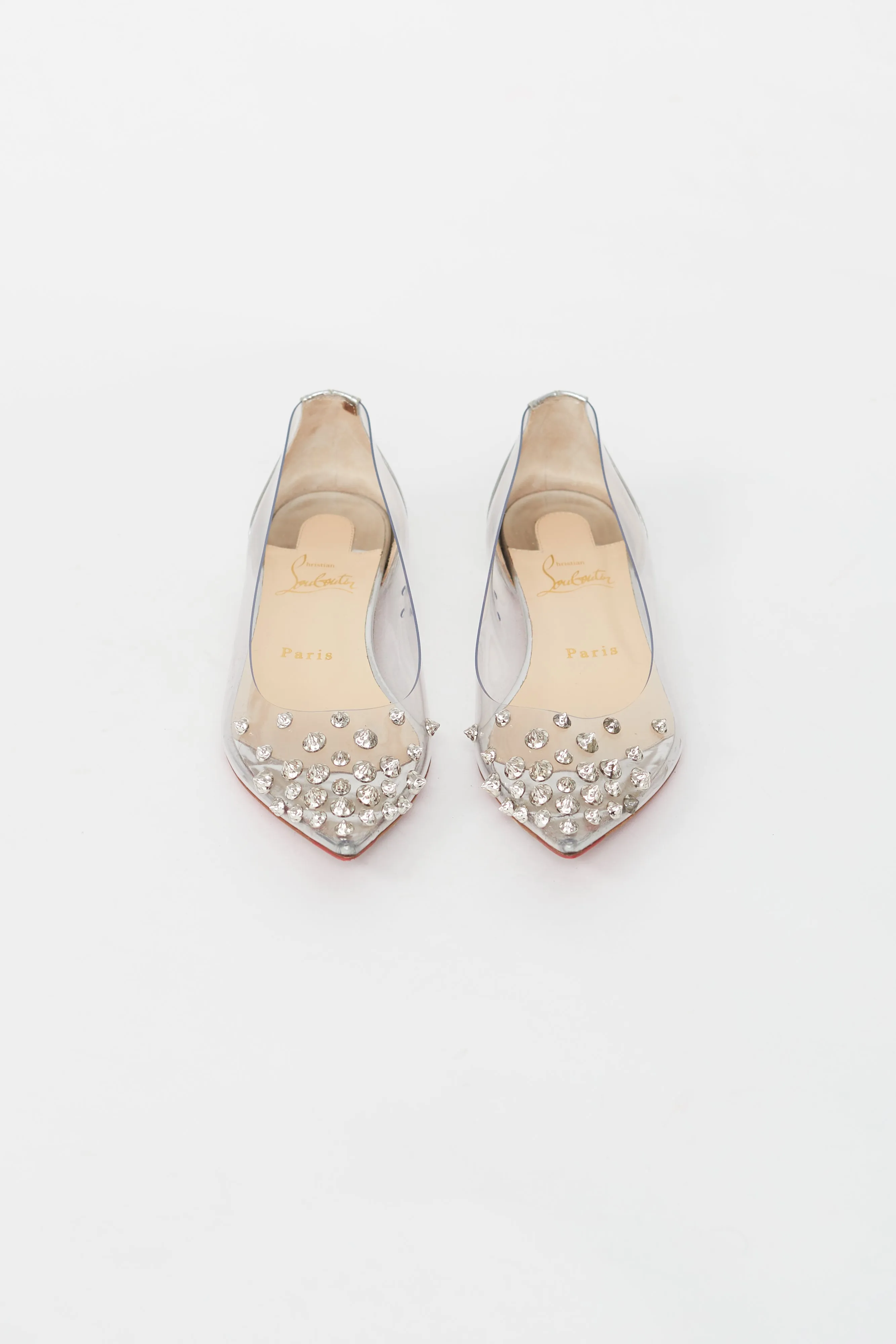 Clear & Silver PVC Ballet Flat