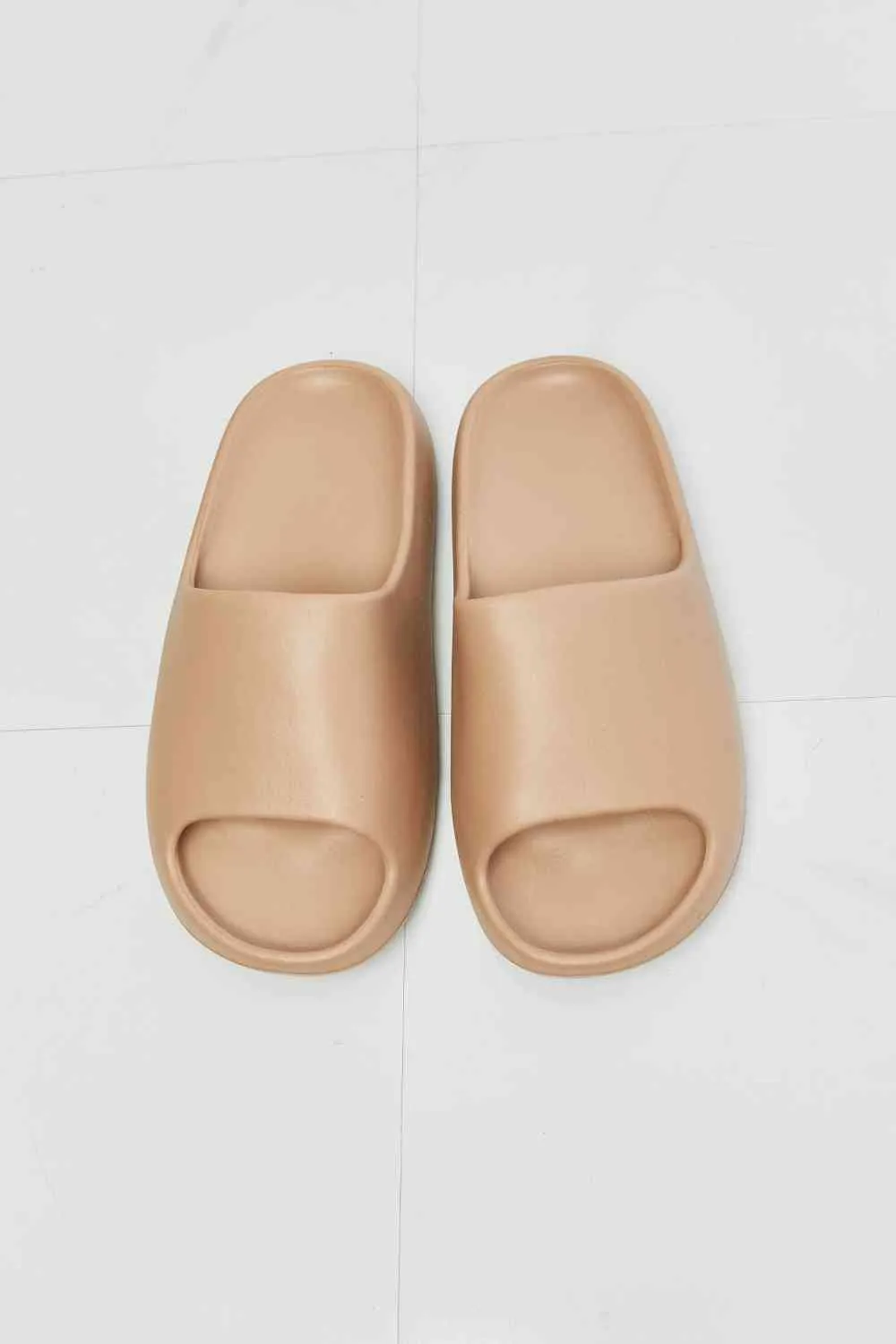 Cloud Comfort Slides Faux Rubber Womens Sandals