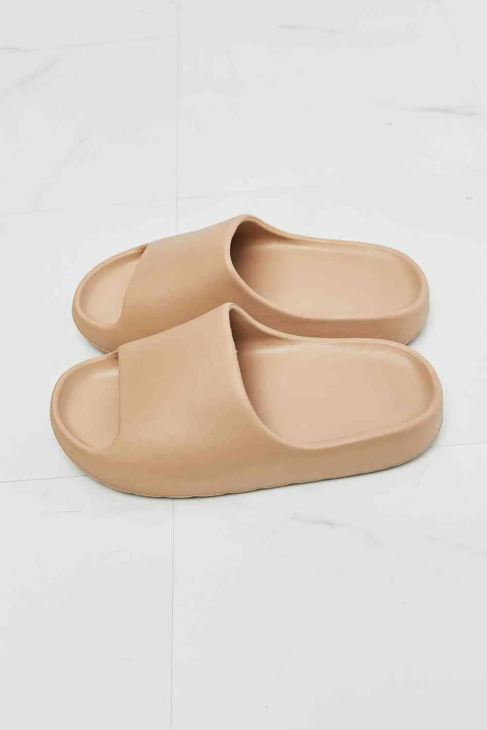 Cloud Comfort Slides Faux Rubber Womens Sandals