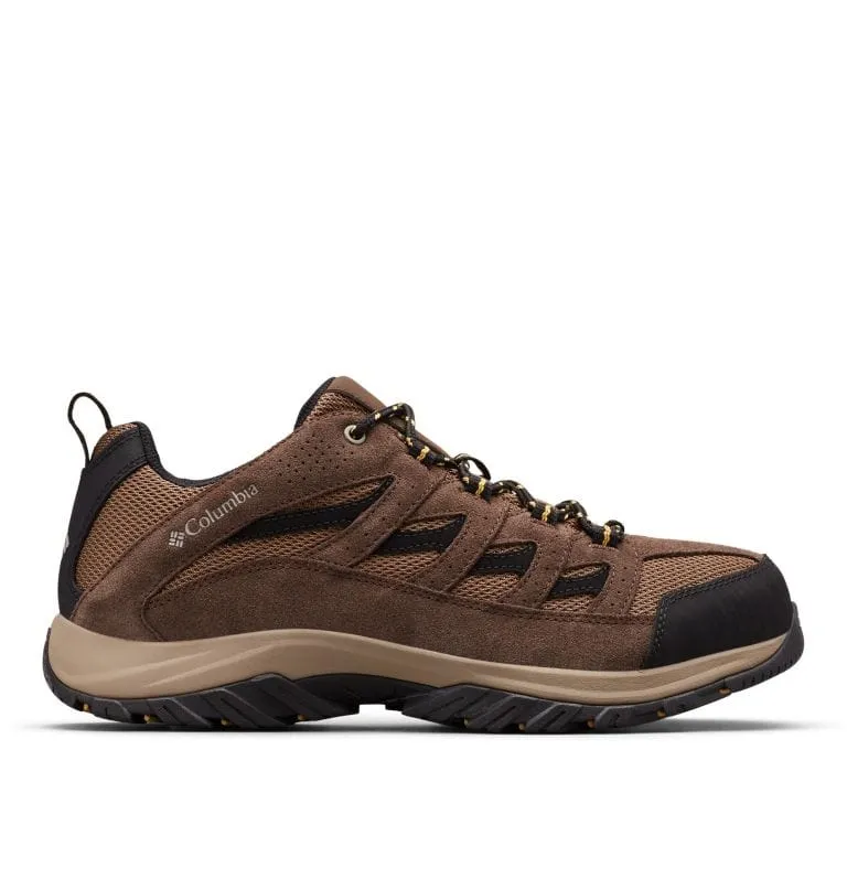 Columbia Men's Crestwood Low Waterproof Shoes- Mud/ Squash