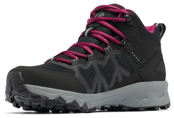 Columbia Peakfreak II Mid Hiking Shoes Black Women's 38.5