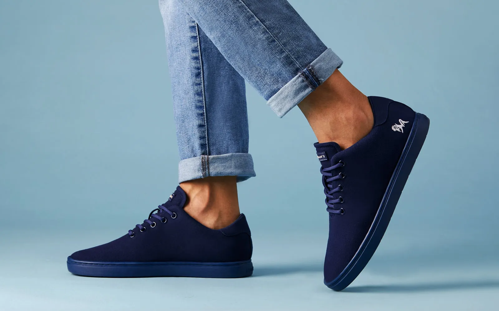 Cotton Classic Sneakers : Midnight Blue