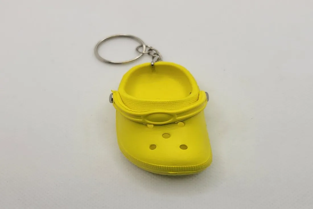 Croc Keychains Baby Croc Keychain Shoe Charms Keychain Pendant Shoe Decor DIY Crafting Cute Charms Little Shoes For Backpacks Gifts for Kids Women and Girls