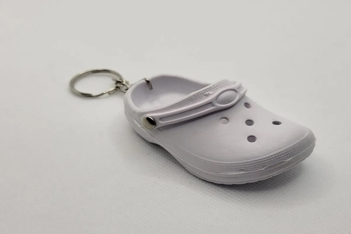 Croc Keychains Baby Croc Keychain Shoe Charms Keychain Pendant Shoe Decor DIY Crafting Cute Charms Little Shoes For Backpacks Gifts for Kids Women and Girls