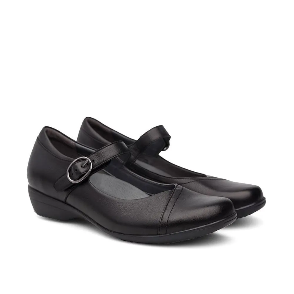 Dansko Women's Fawna Mary Janes- Black