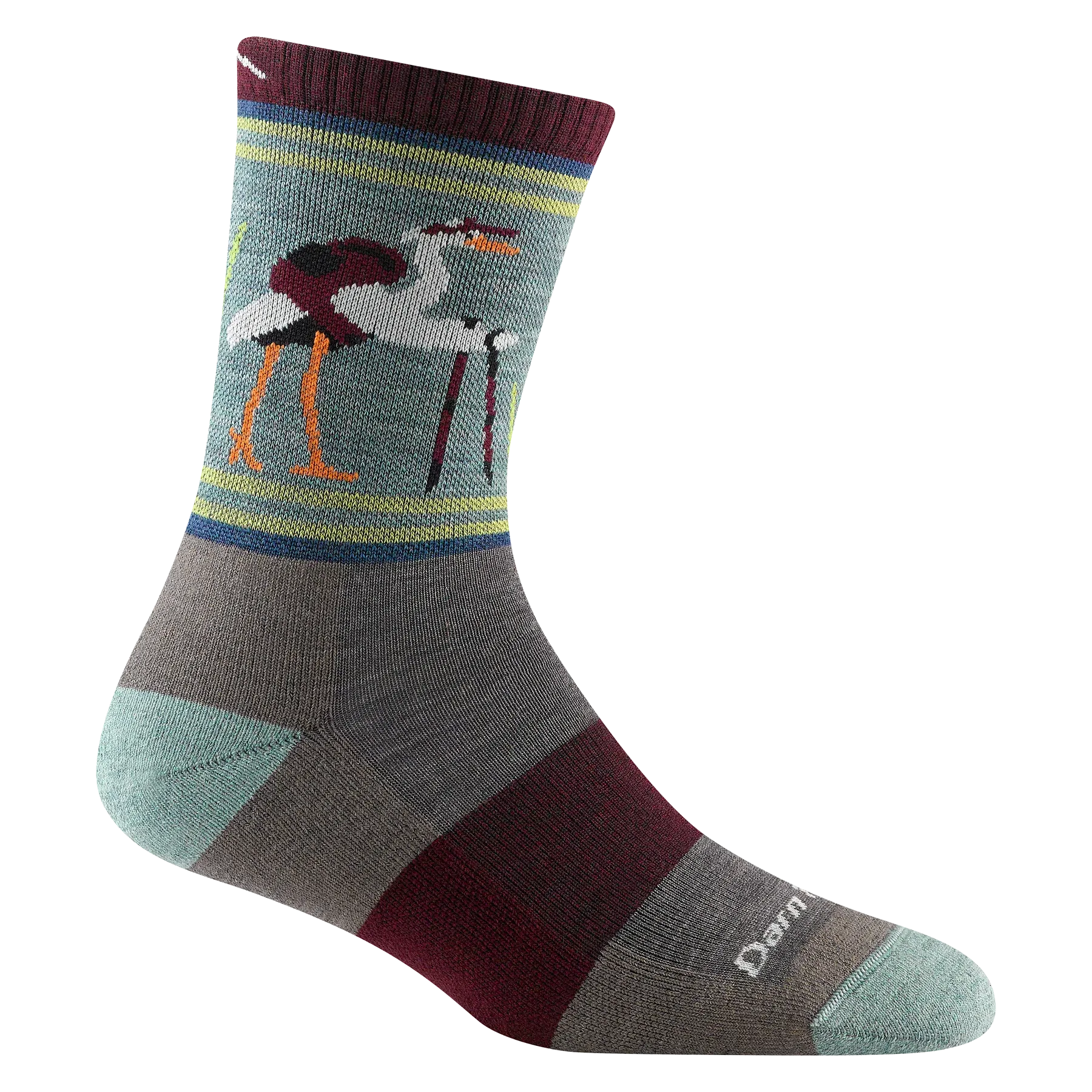 Darn Tough - 5001 Women's Hiker Critter Club Micro Crew Sock Lightweight with Cushion