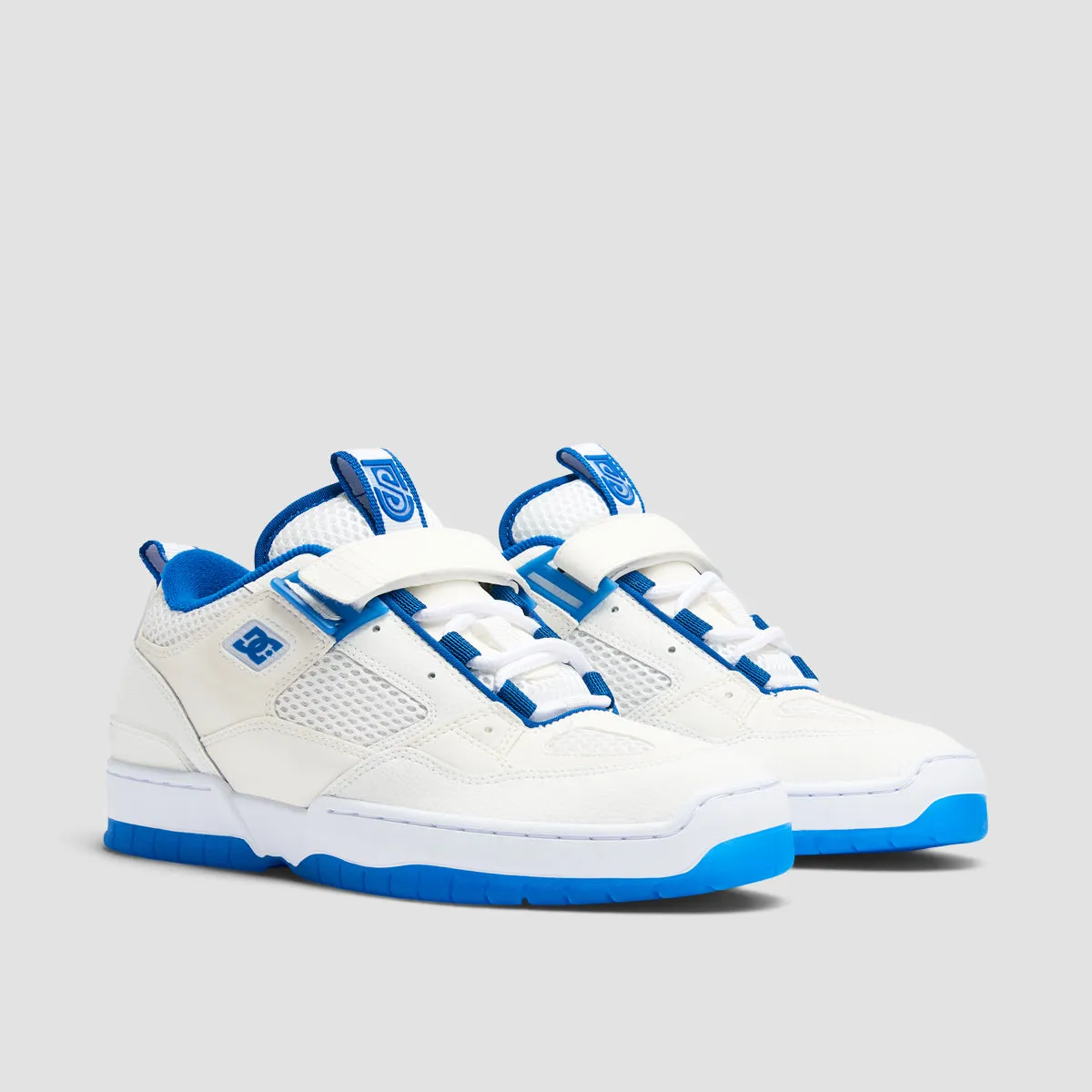 DC JS 1 Shoes - White/Blue