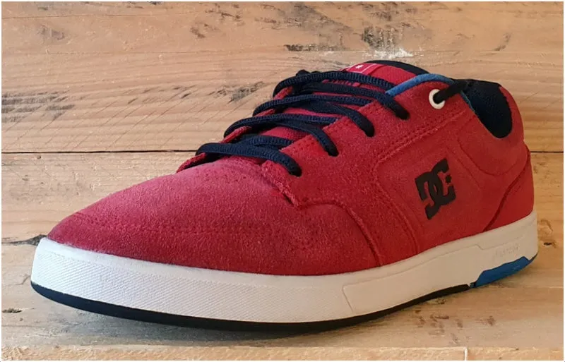 DC Shoes NYJAH S Skate Low Suede Trainers UK7/US8/EU40.5 320360 Red/Black/White