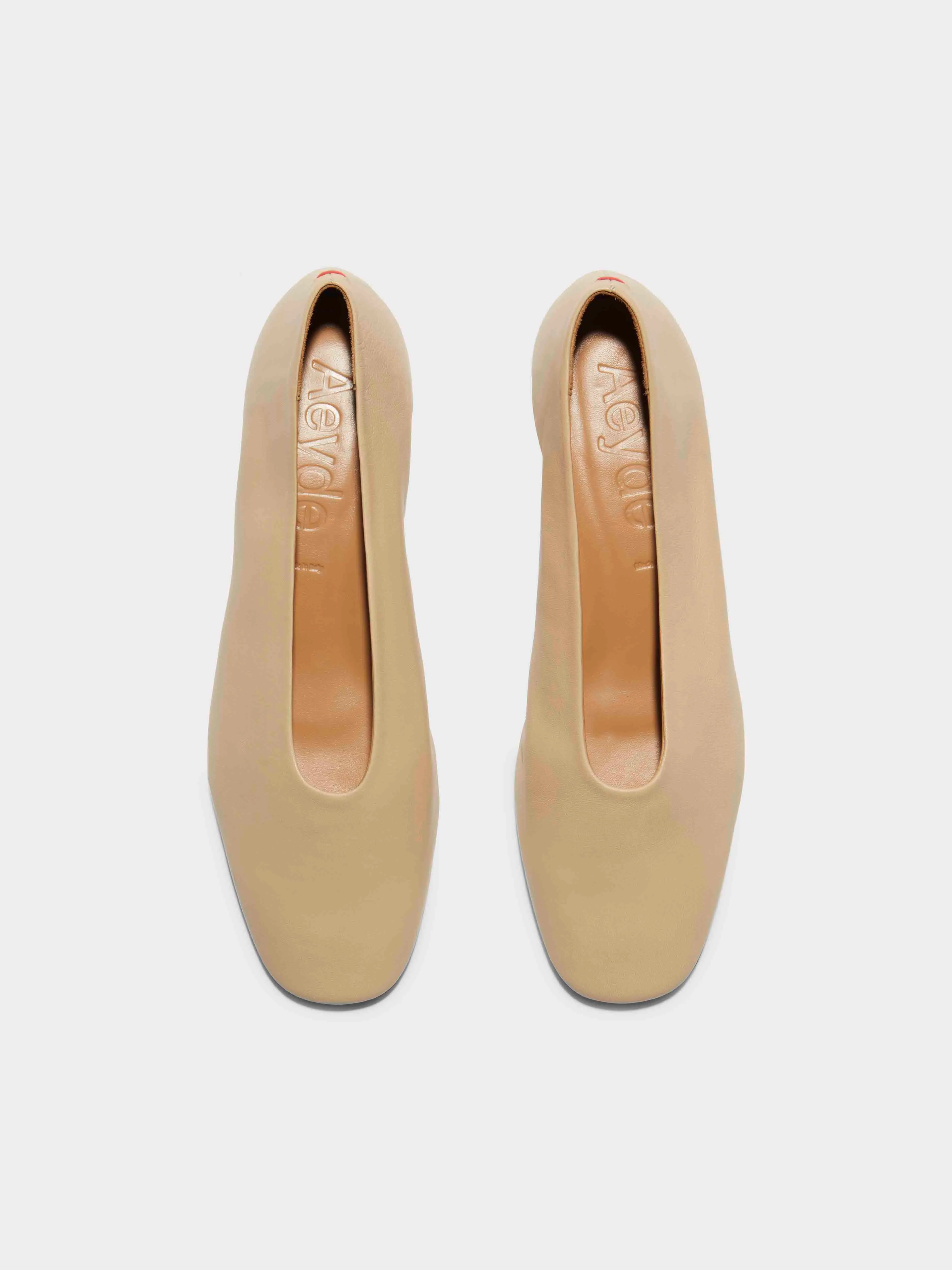 Delia Leather Ballet Flats