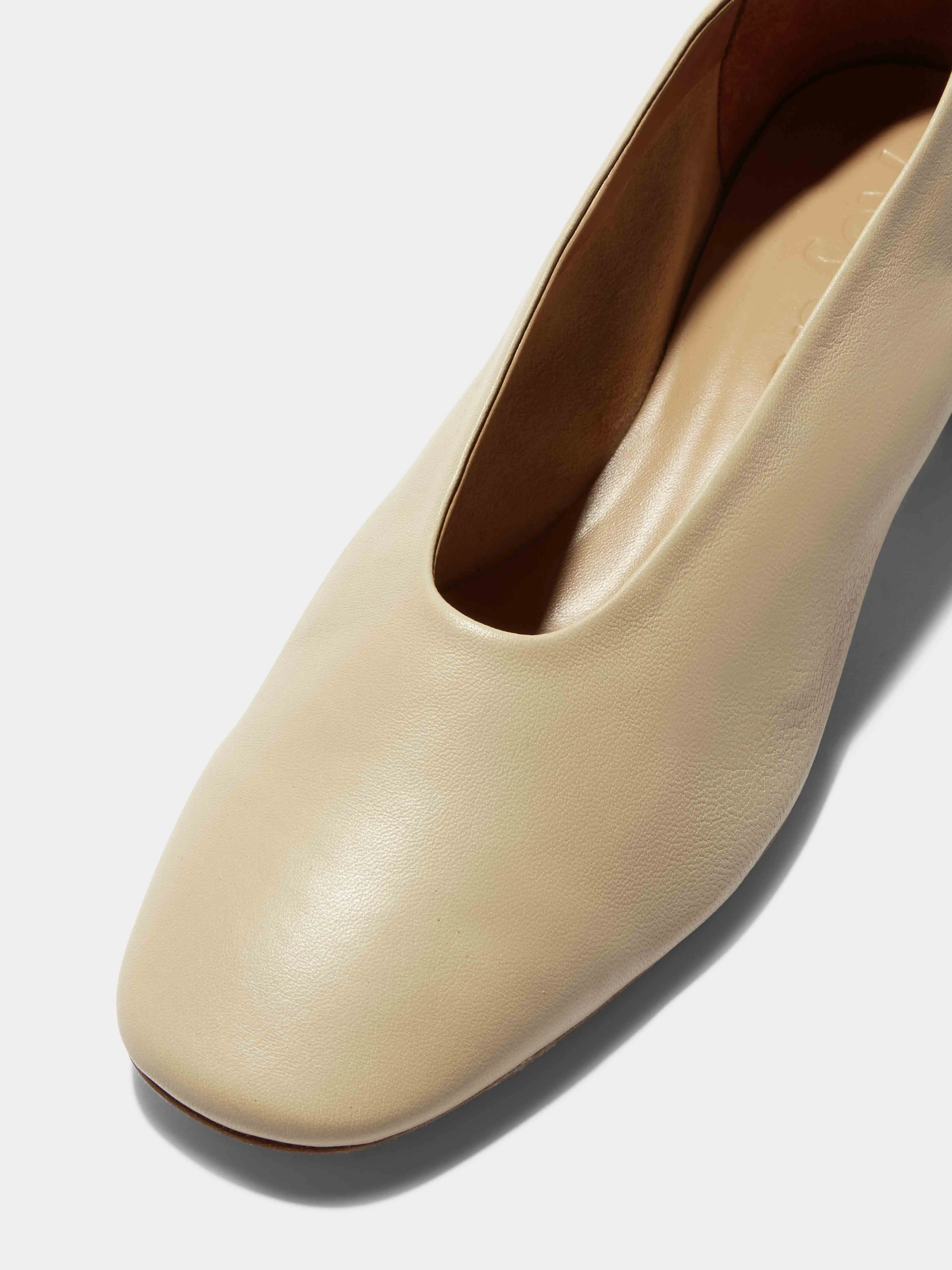 Delia Leather Ballet Flats