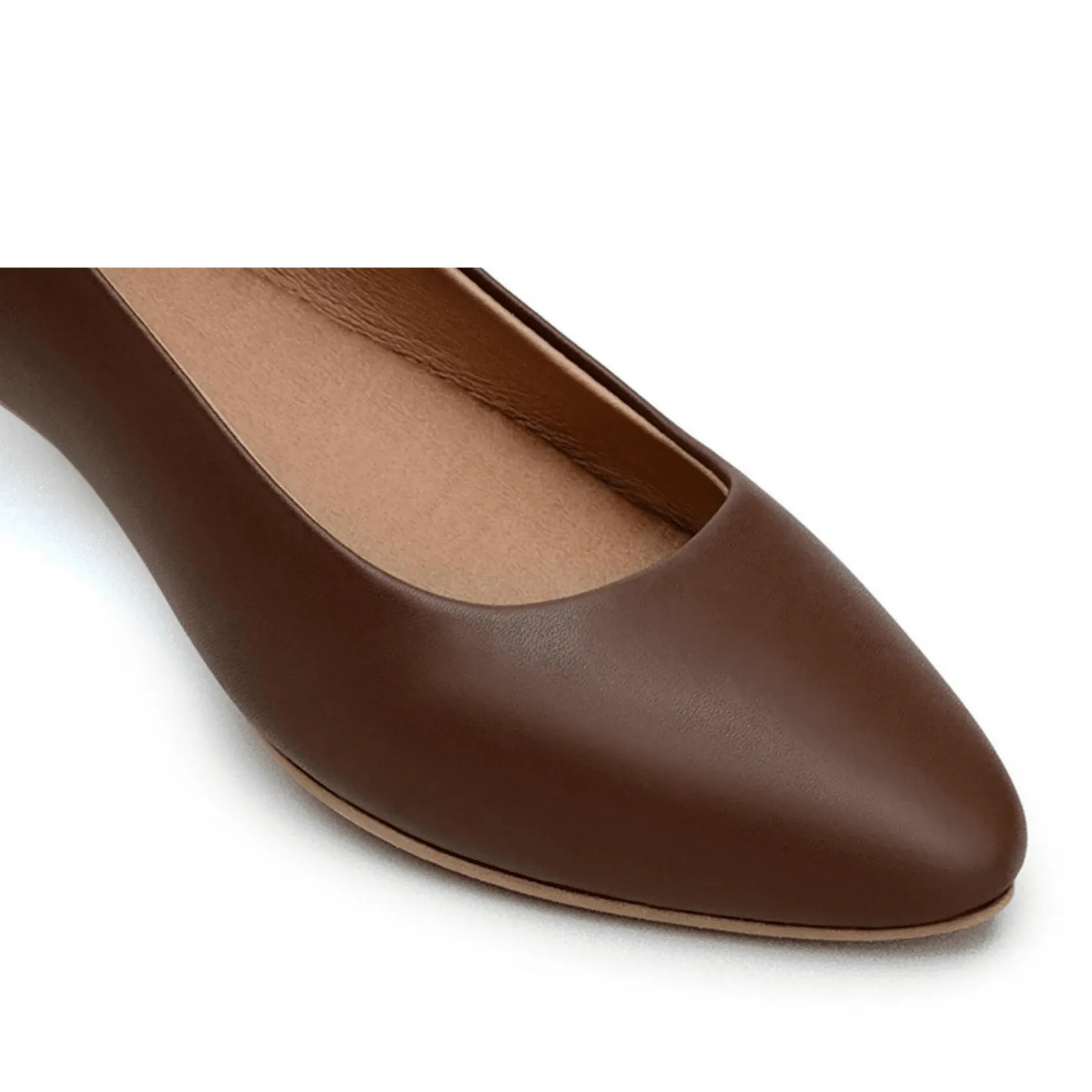 'Diana' Vegan Women's Flat by Ahimsa - Cognac