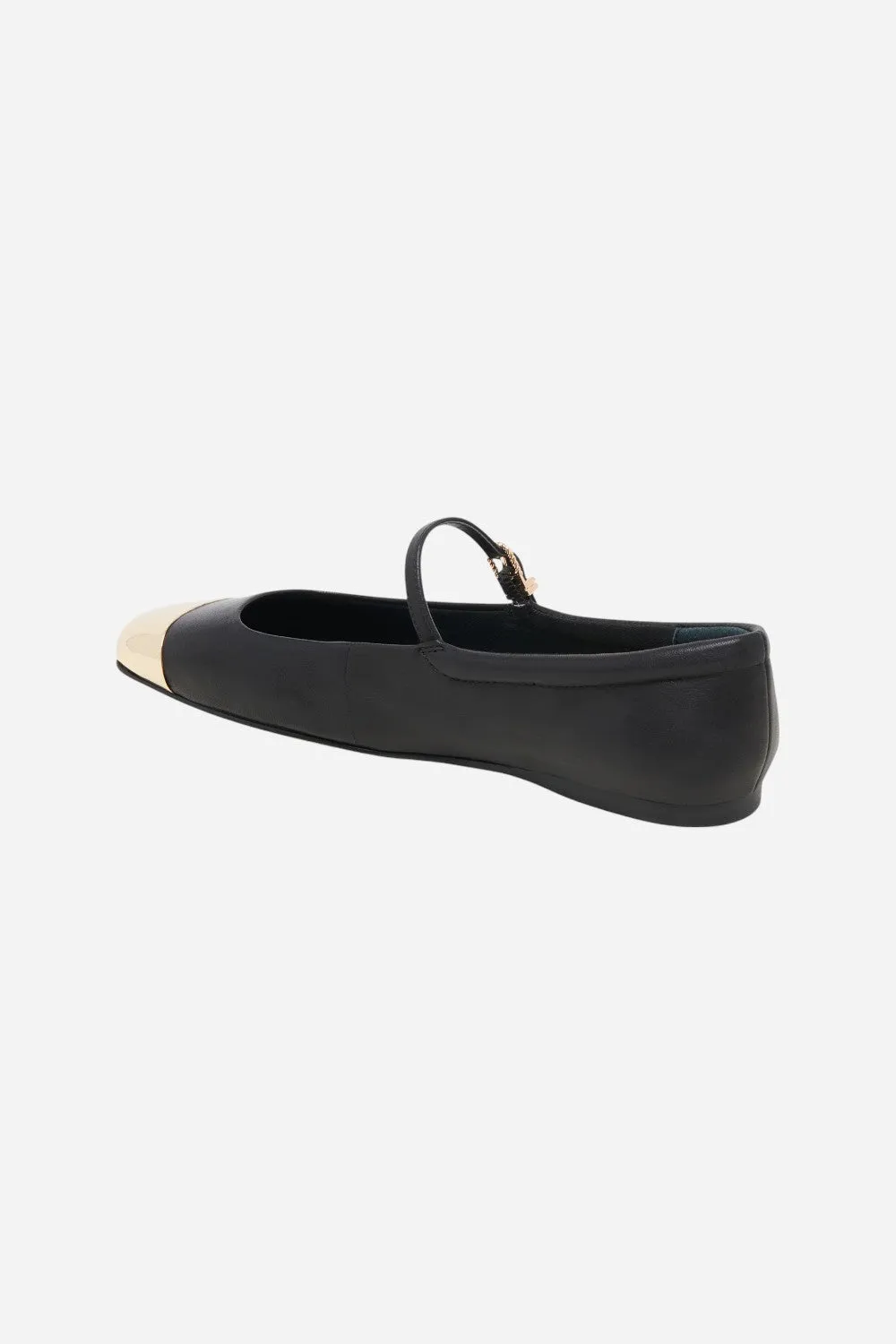 Dolce Vita Reyes Toe Cap in Black Leather