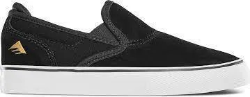 Emerica Wino G6 Slip-On BLK WHT GOLD