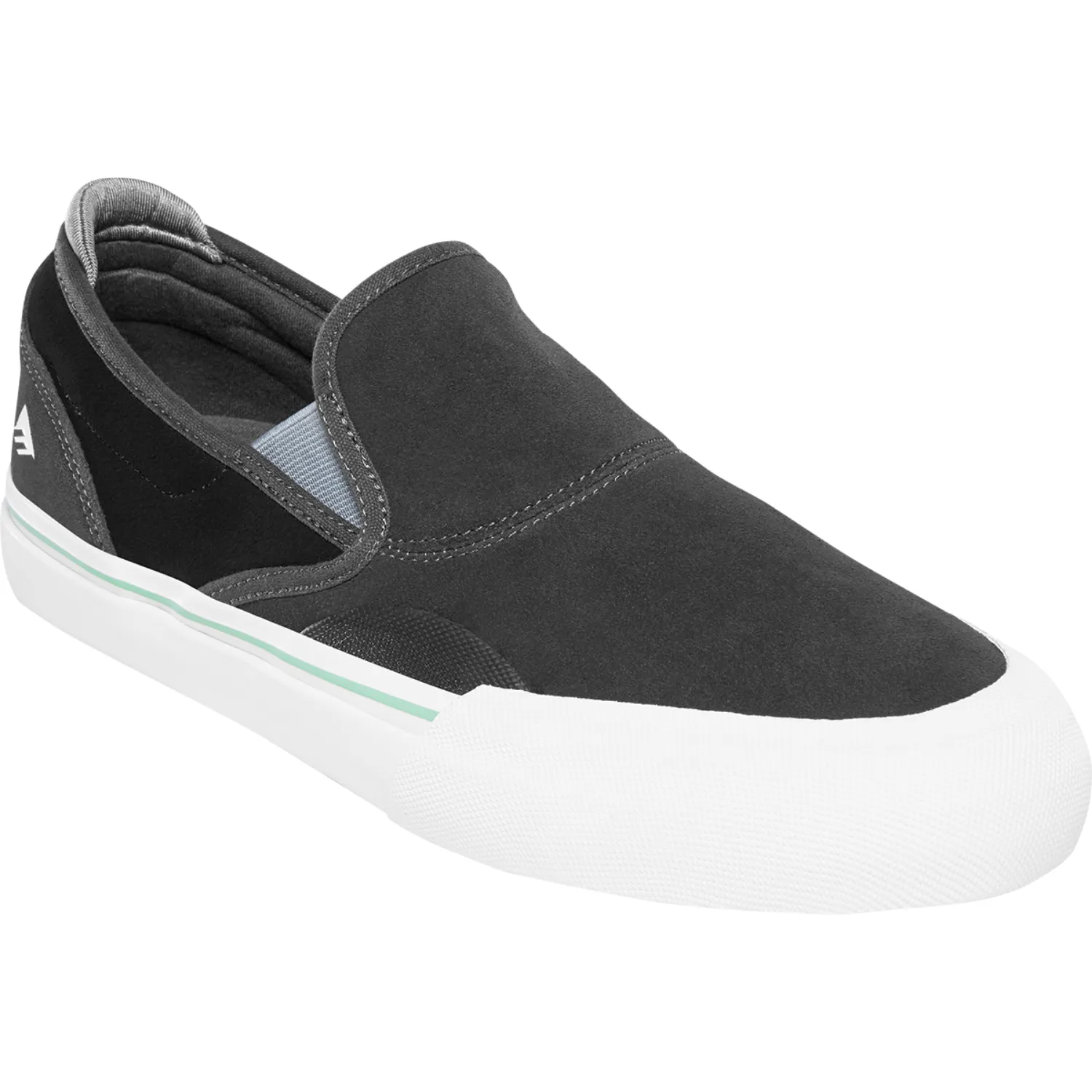 Emerica Wino G6 Slip-On Dark Grey/Black - Men's Skate Shoe