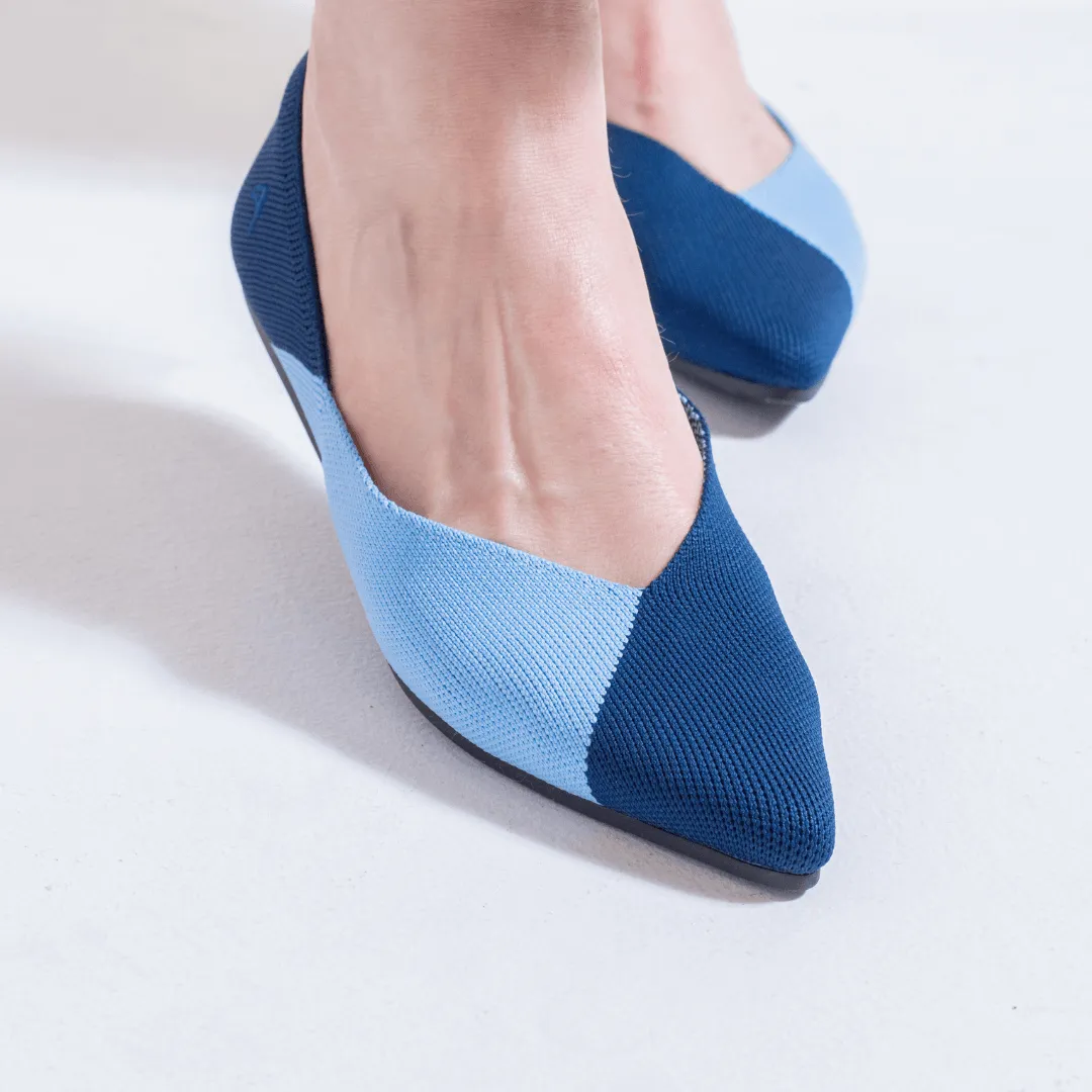 Emma Curved Pointed Toe Flats