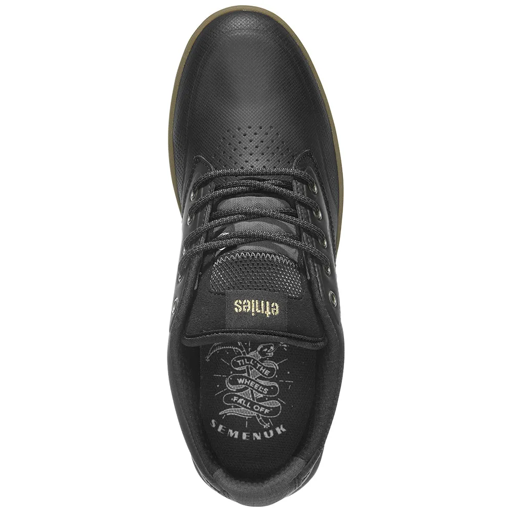 ETNIES SEMENUK PRO FLAT MTB SHOES [BLACK/GUM]