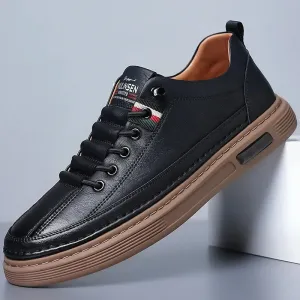 Evan™ - Luxe Leather Board Shoe