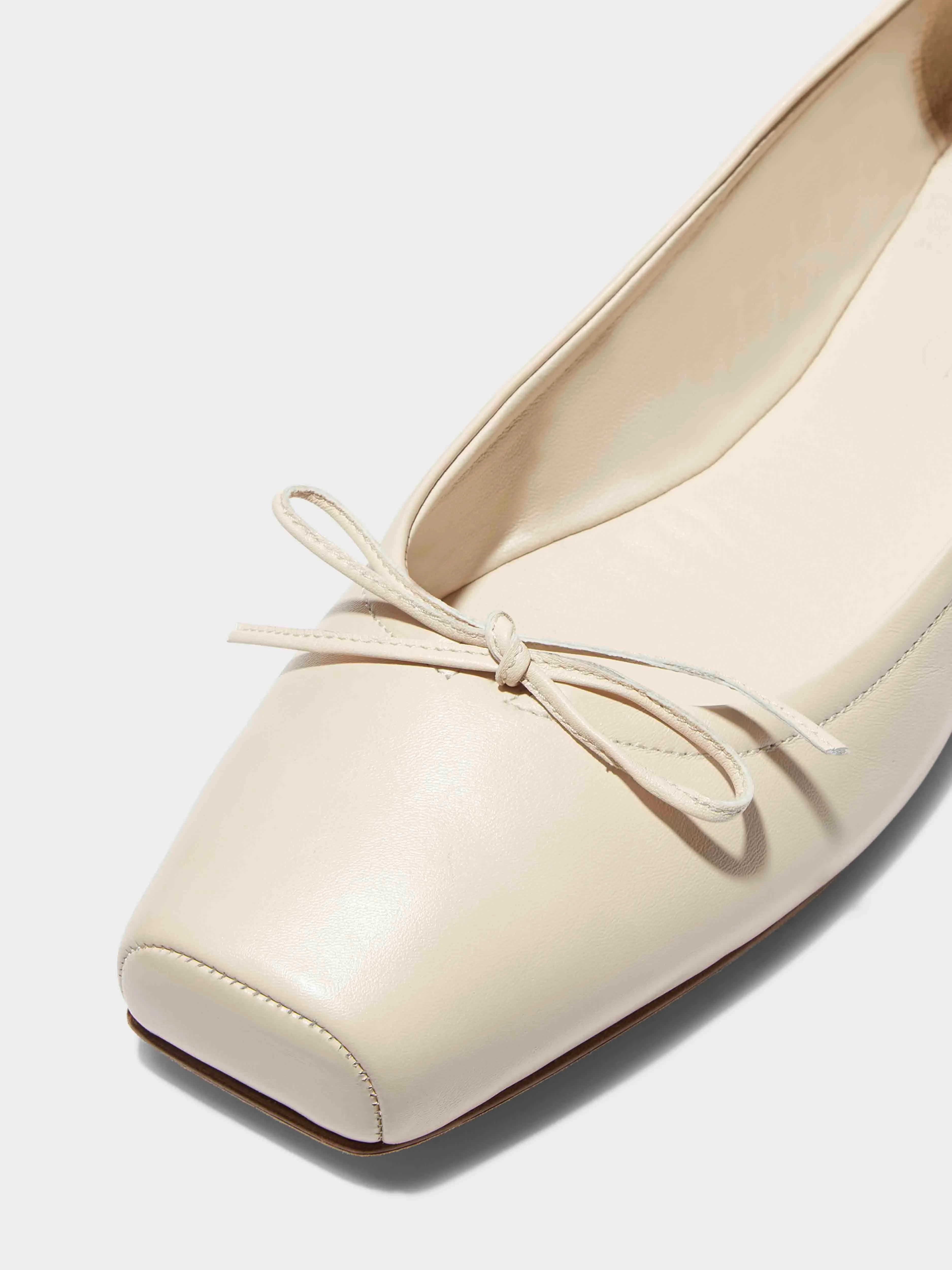 Gabriella Leather Ballet Flats