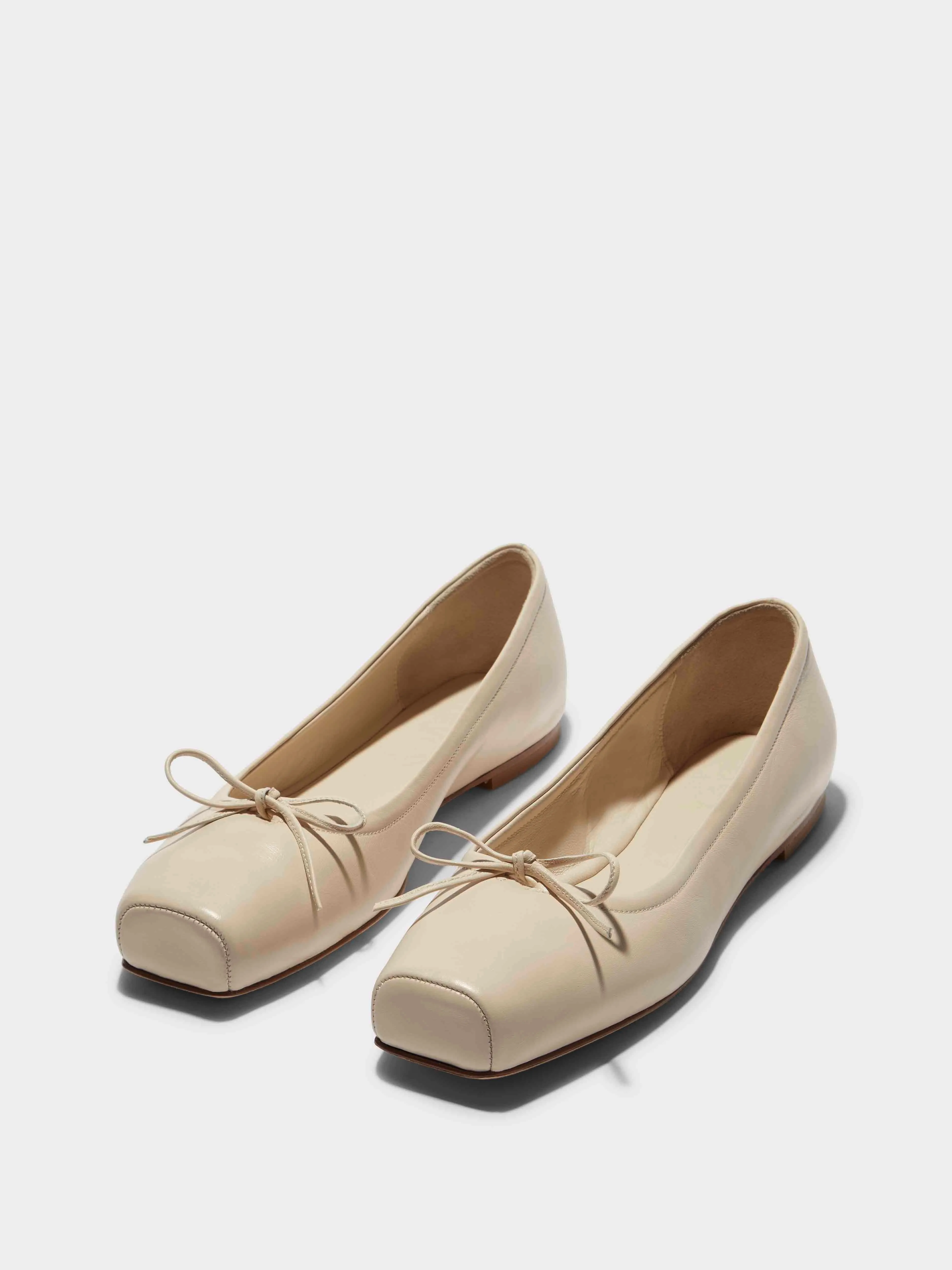 Gabriella Leather Ballet Flats