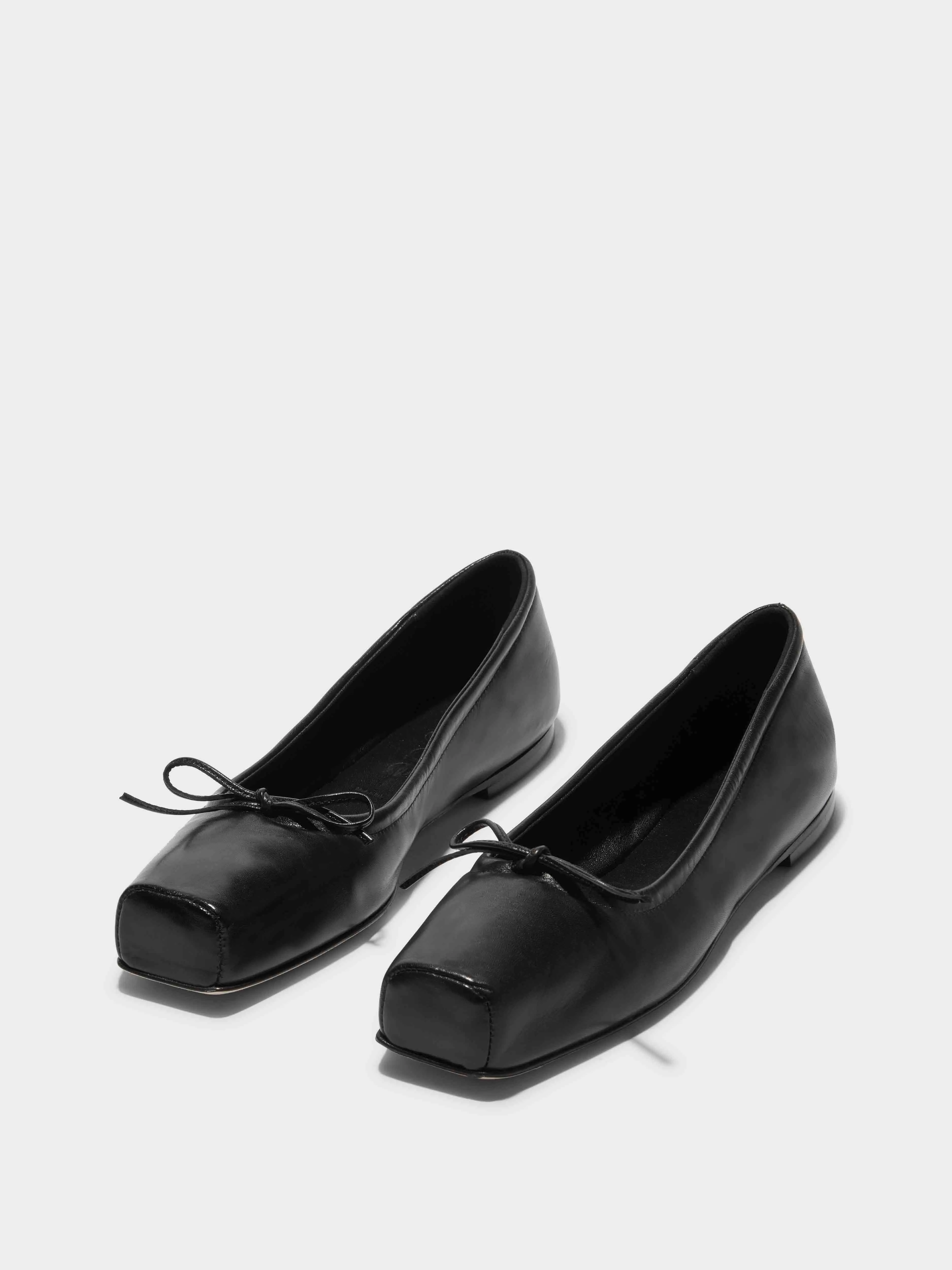 Gabriella Leather Ballet Flats