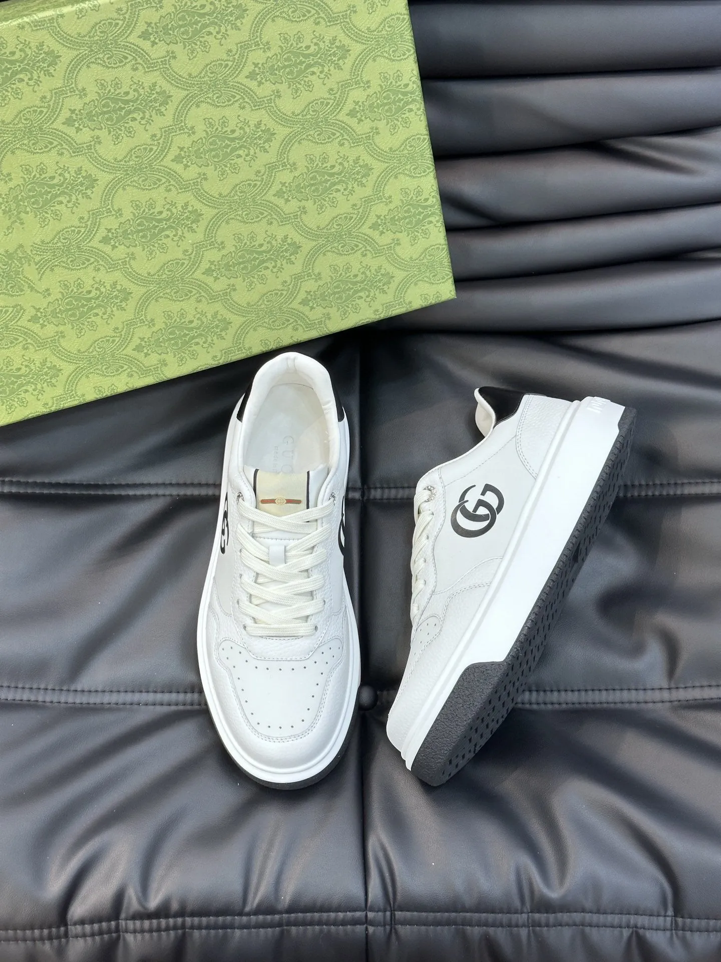 GG SNEAKERS WHITE LEATHER