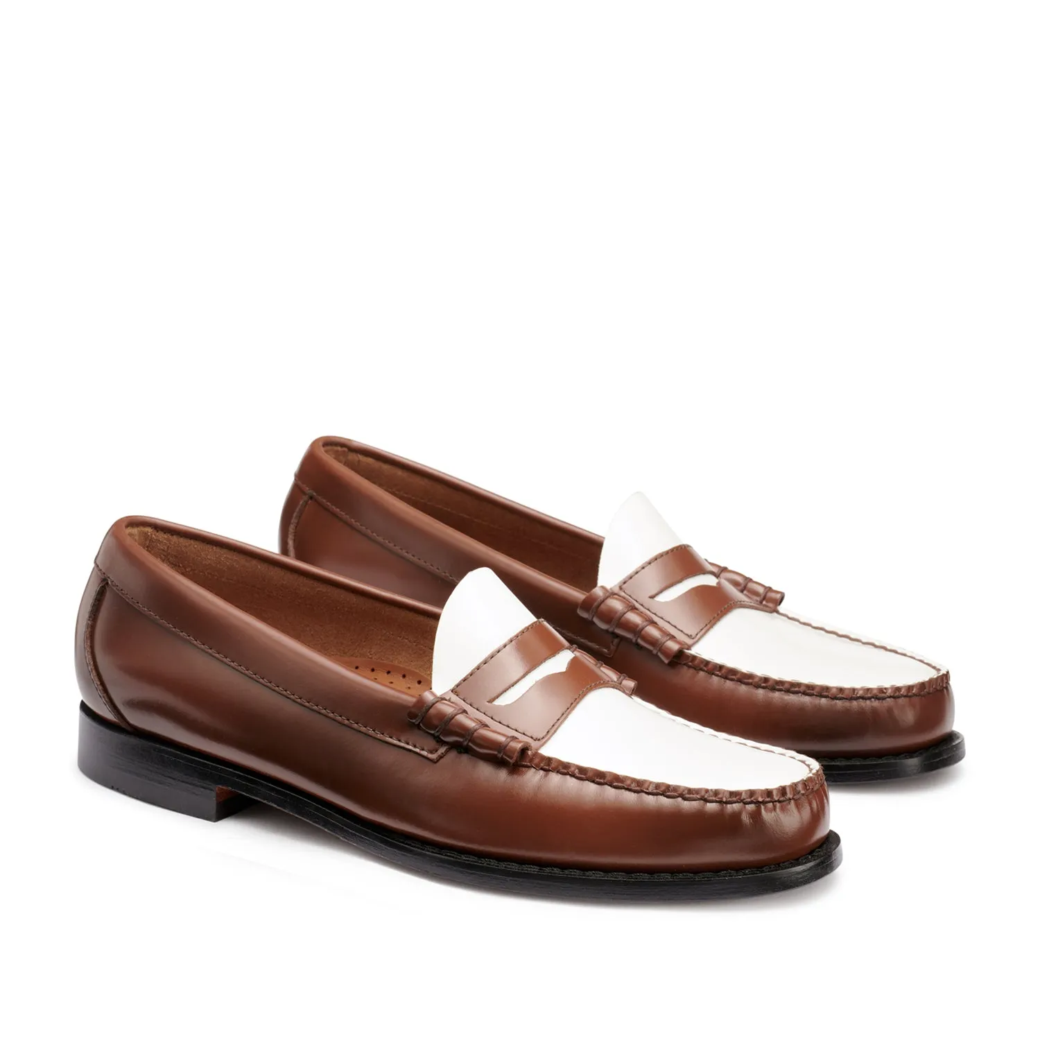 G.H. Bass Men's Larson Weejun in Whiskey/White