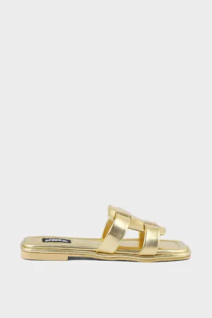 Girls Casual Slip On GQ0001-Golden